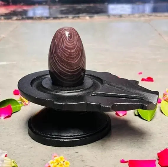 Narmadeshwar Shivling with Jaladhari – Sacred Puja Set