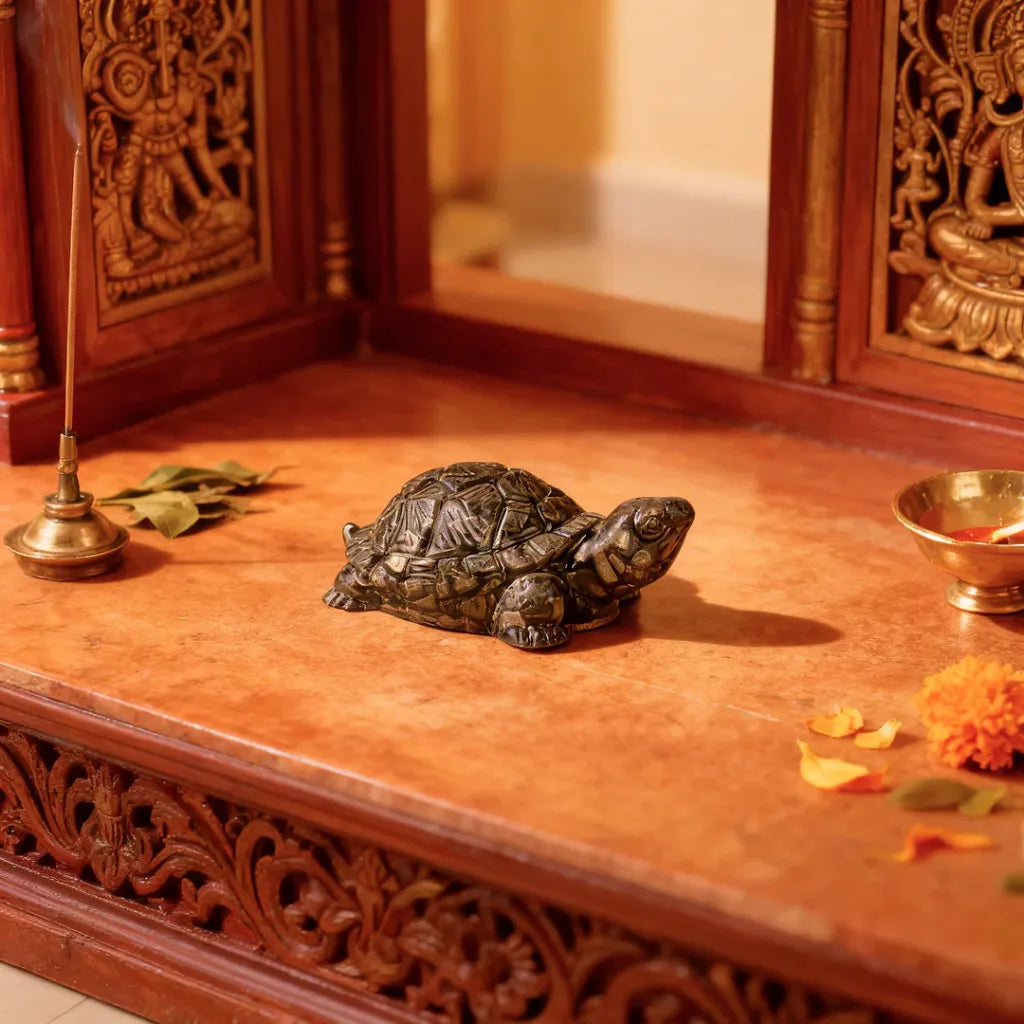 Pyrite Tortoise (Kachhua) for Money, Protection & Vastu