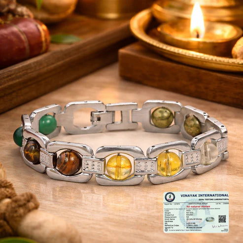 Dhan Yog Metal Bracelet for Wealth, Luck & Prosperity