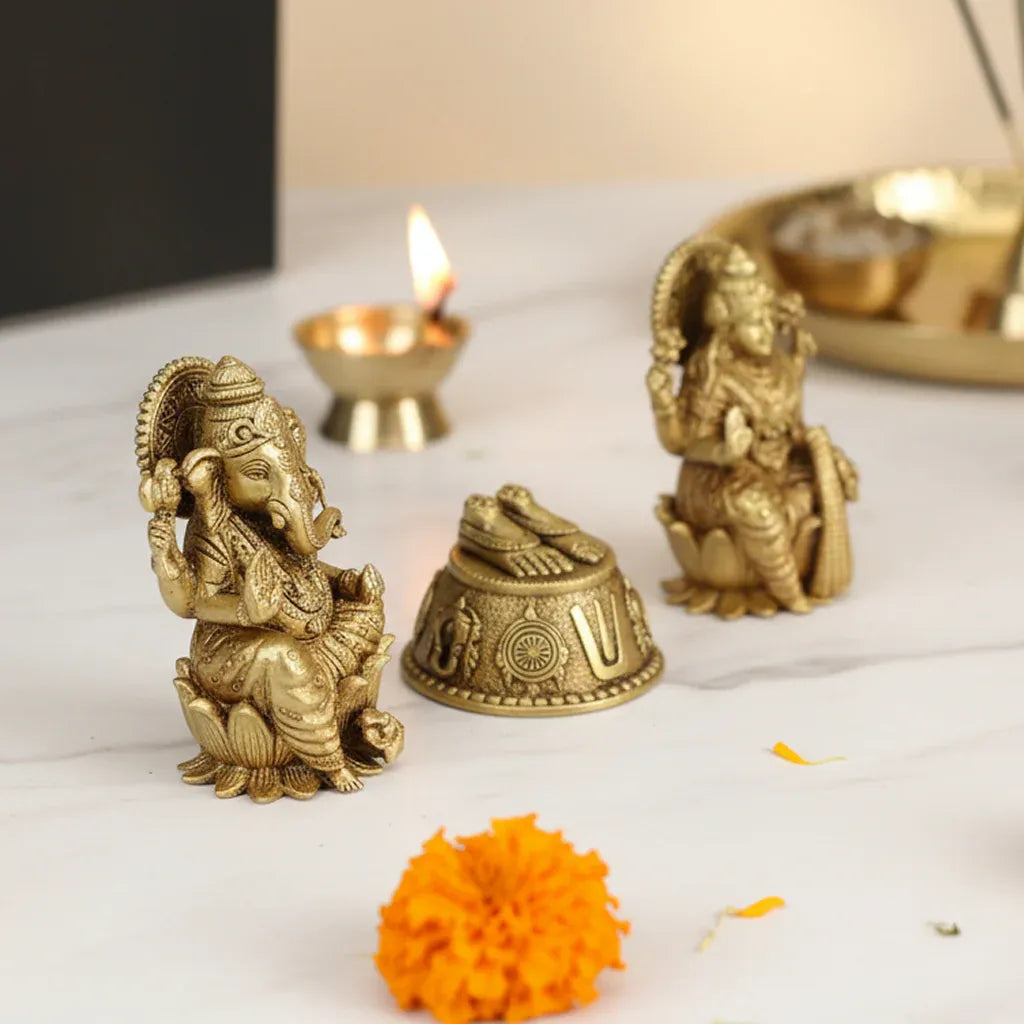 3 Item Brass Gift Set