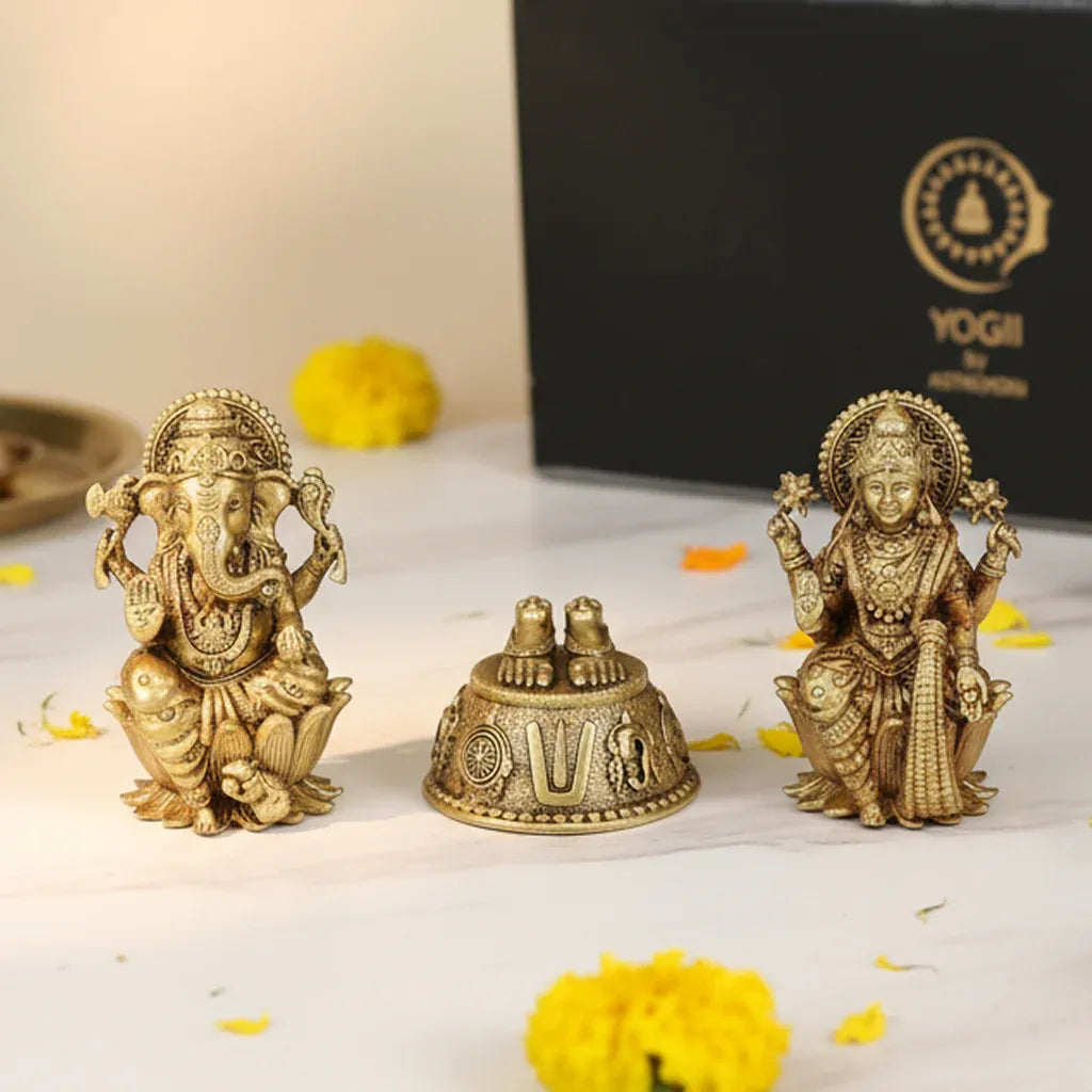 3 Item Brass Gift Set