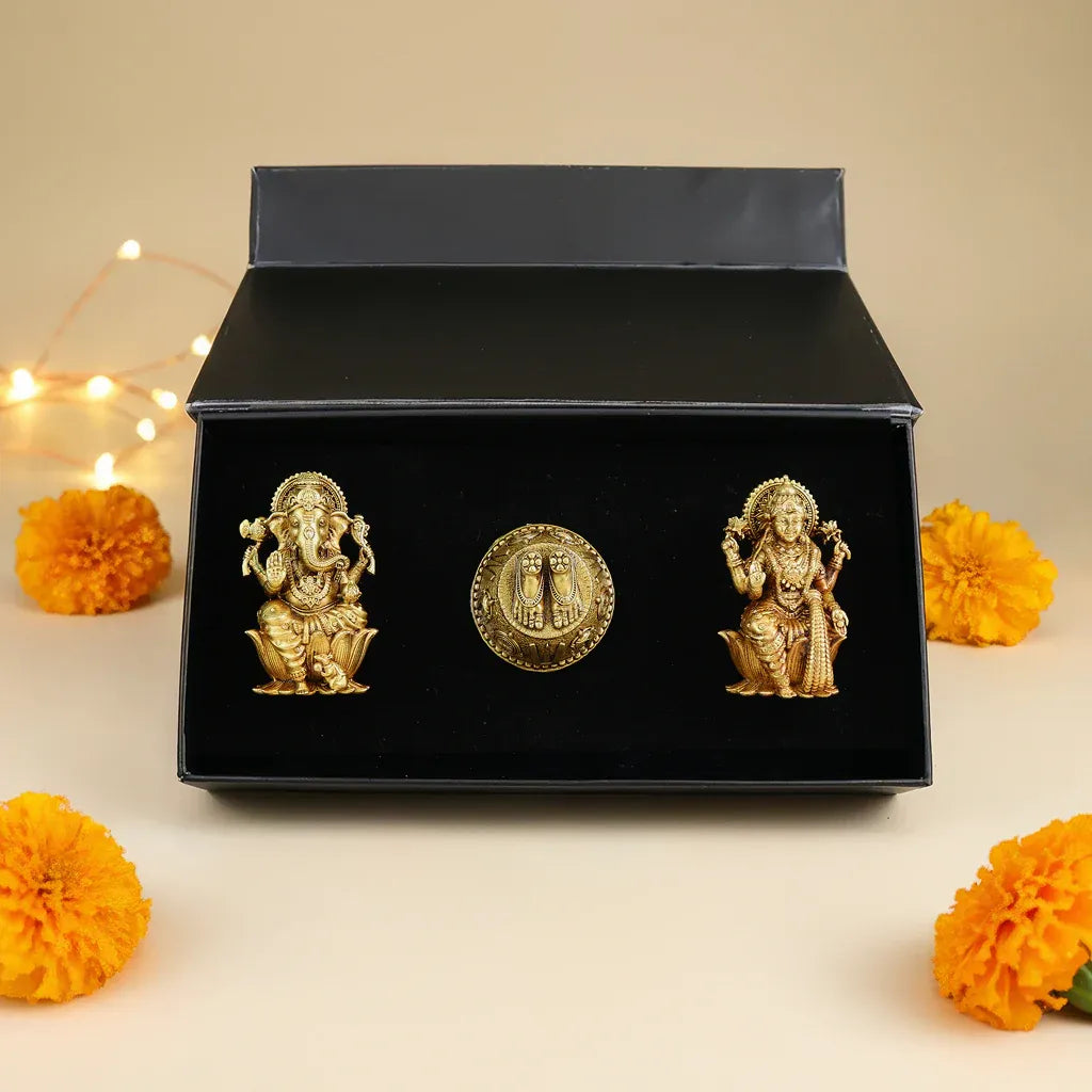 3 Item Brass Gift Set
