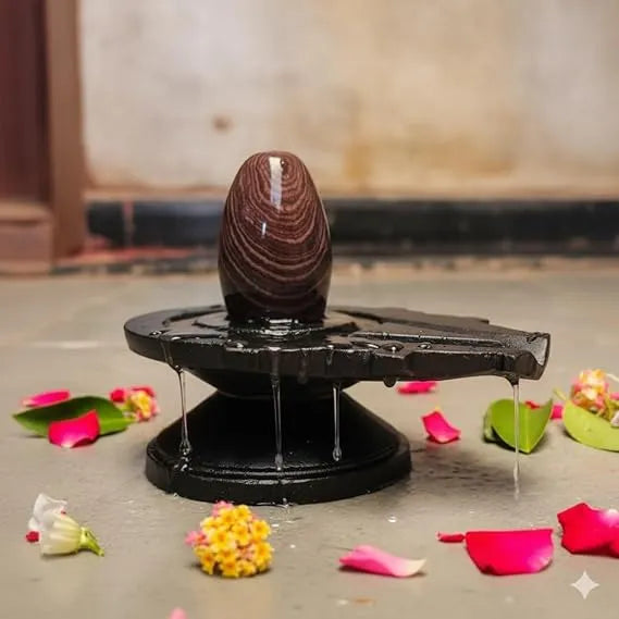 Narmadeshwar Shivling with Jaladhari – Sacred Puja Set